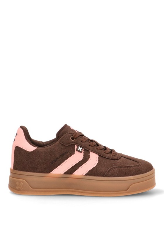 zapatillas marrones mujer casual XTI 144586