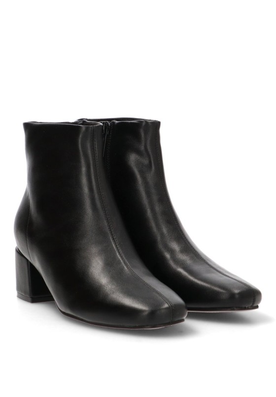 Botines bajos de tacón medio mujer ETIKA 32014 negro