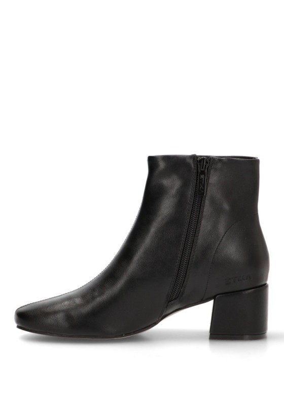 Botines bajos de tacón medio mujer ETIKA 32014 negro