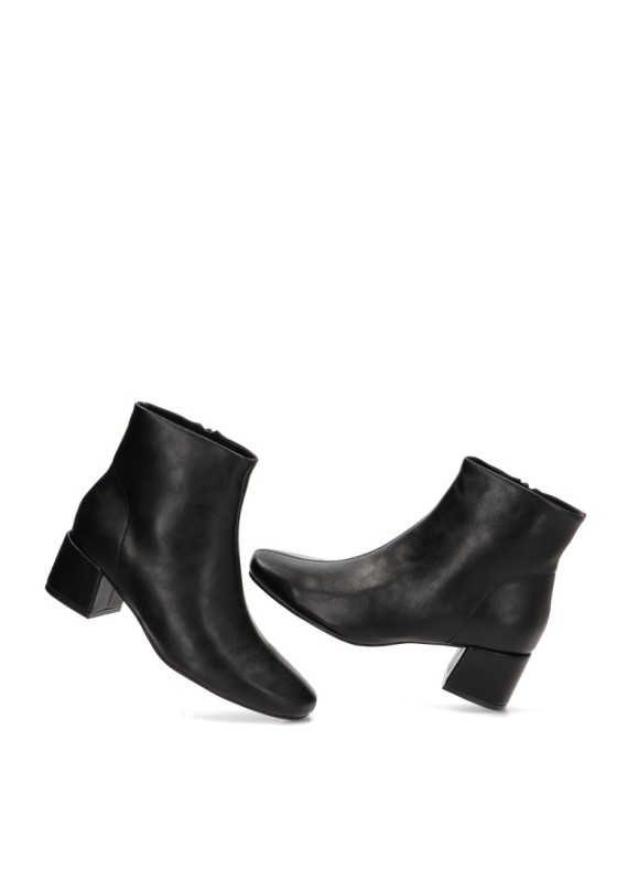 Botines bajos de tacón medio mujer ETIKA 32014 negro