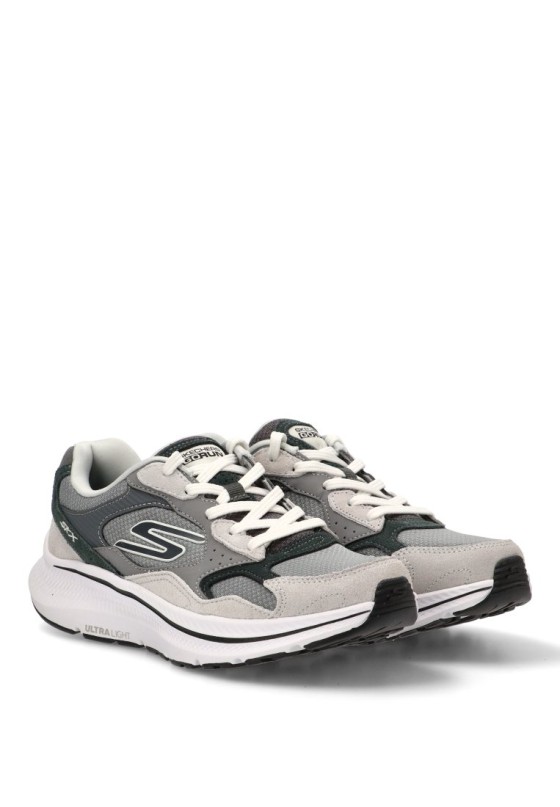 Deportivo de hombre SKECHERS 220872 gris sintetico suela plana