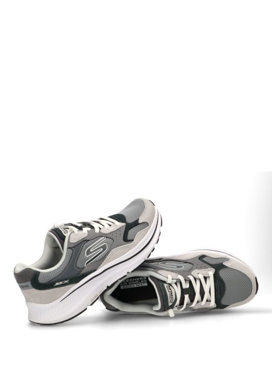 Deportivo de hombre SKECHERS 220872 gris sintetico suela plana