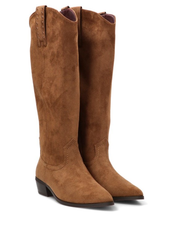 Botas camperas o cowboy mujer ETIKA 110552 camel