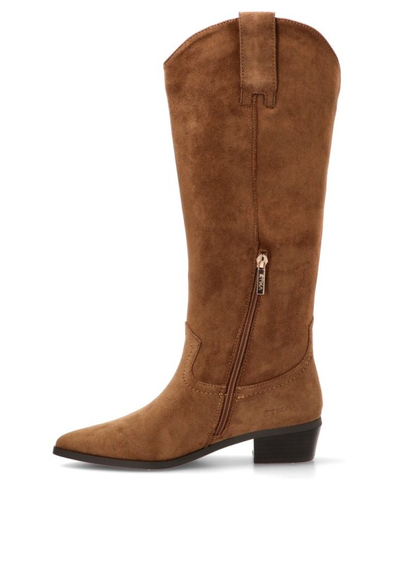 Botas camperas o cowboy mujer ETIKA 110552 camel