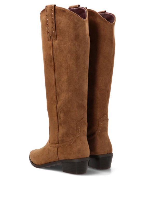 Botas camperas o cowboy mujer ETIKA 110552 camel
