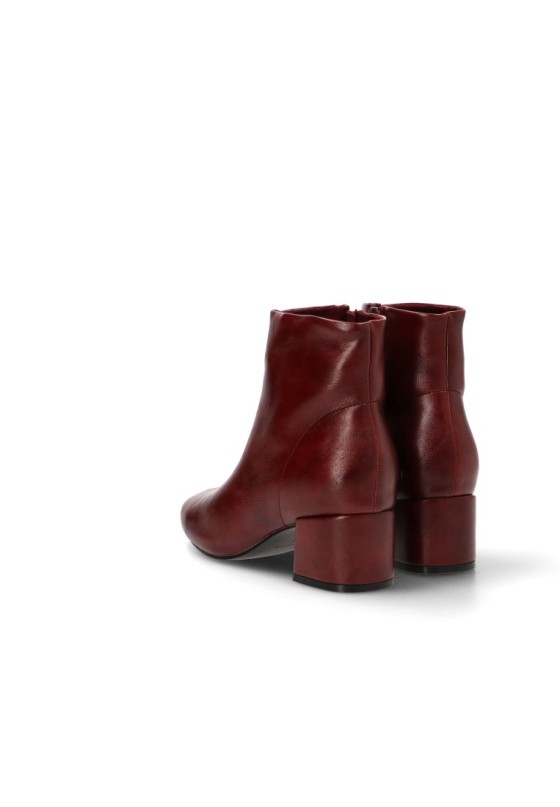 Botines bajos de tacón medio mujer ETIKA 32014 burdeos