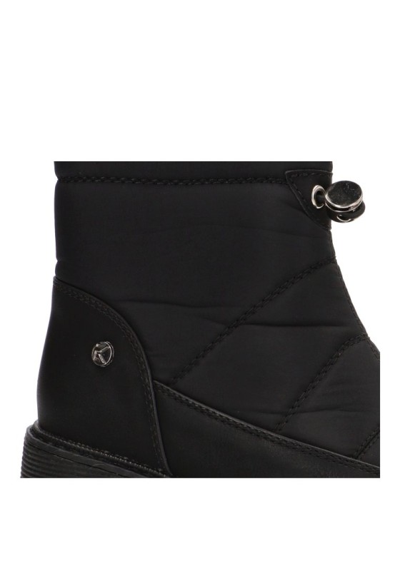 Botines acolchados de tacón medio mujer ETIKA 11117 negro