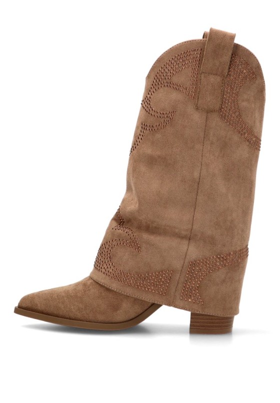 Botas camperas de mujer ETIKA 110545 taupe