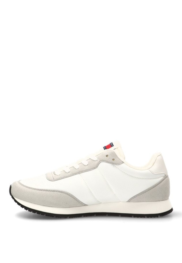 Deportivo de hombre TOMMY HILFIGER em0em01709 blanco piel suela plana