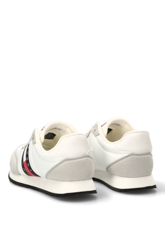 Deportivo de hombre TOMMY HILFIGER em0em01709 blanco piel suela plana