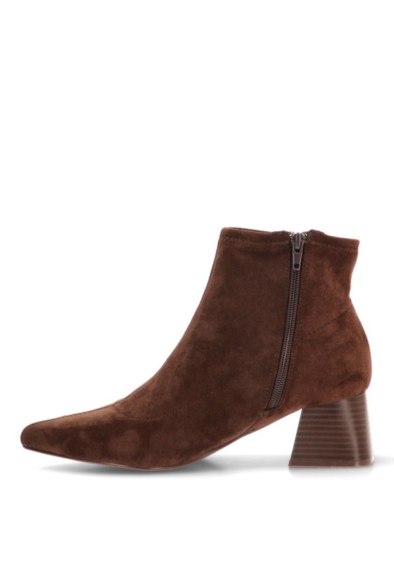 Botin de mujer BUONAROTTI a-5459  antelina tacón medio