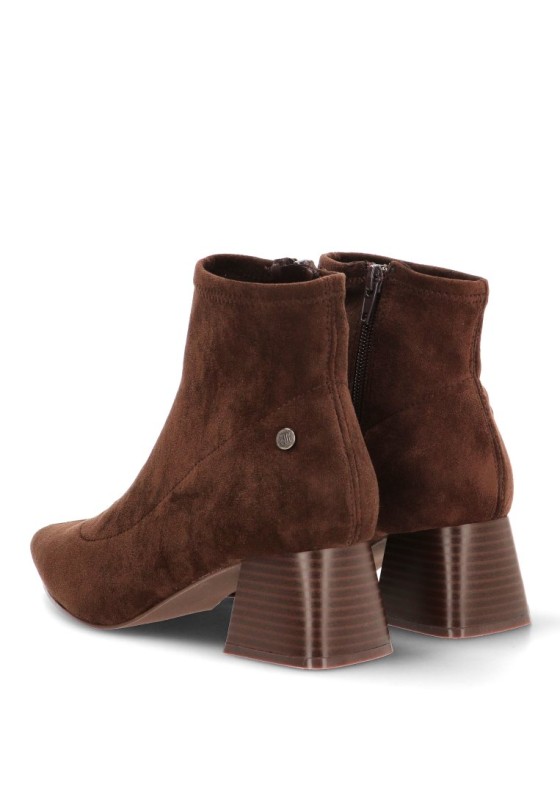 Botin de mujer BUONAROTTI a-5459  antelina tacón medio