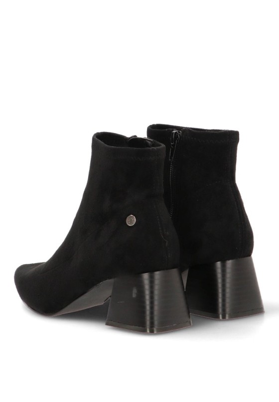 Botin de mujer BUONAROTTI a-5459 negro antelina antelina tacón medio