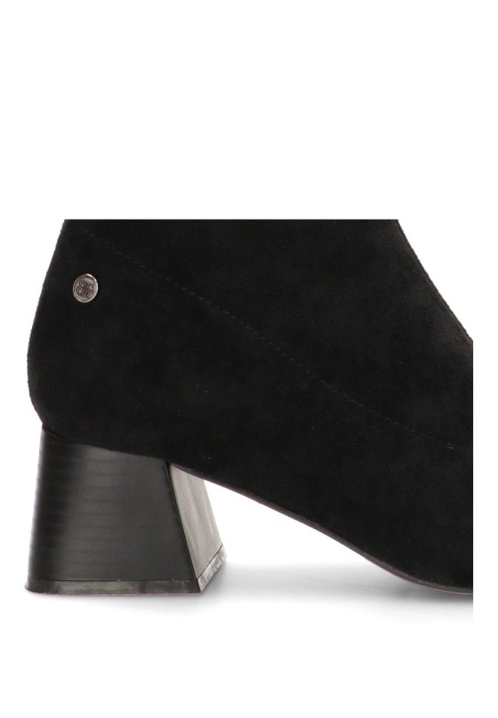 Botin de mujer BUONAROTTI a-5459 negro antelina antelina tacón medio