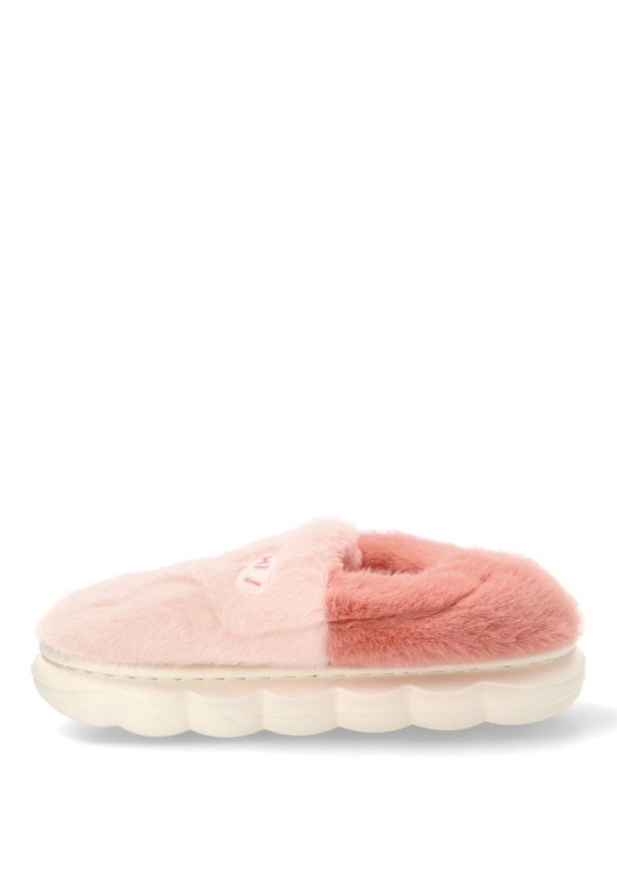 Zapatillas casa de niña JOMIX mb10134 rosa textil  suela plana