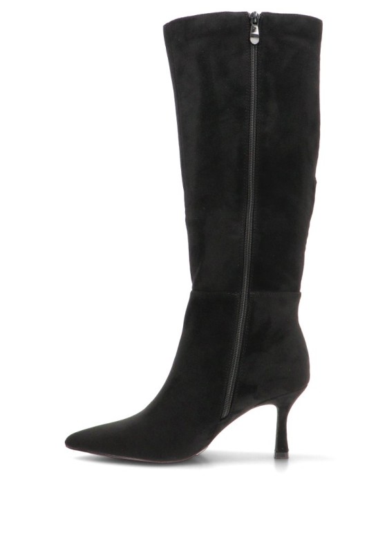 Bota de mujer JOIA h8-996h negro antelina tacón medio