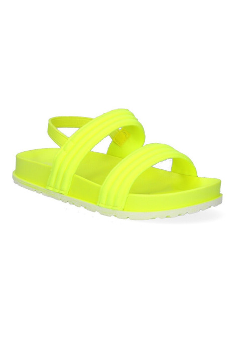 Chanclas sandalias playa de niña BUBBLE BOBBLE a2968 amarillo goma suela plana