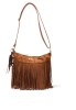 Bolso bandolera grande de mujer ETIKA b30147 marron antelina