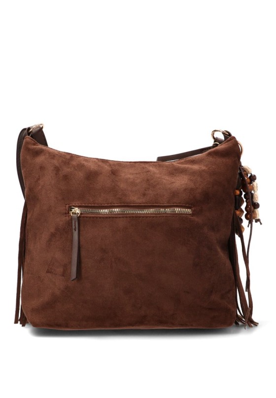 Bolso bandolera grande de mujer ETIKA b30147 coffee antelina