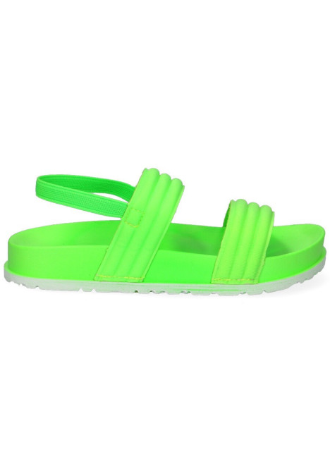 Chanclas sandalias playa de niño BUBBLE BOBBLE a2968 verde goma suela plana