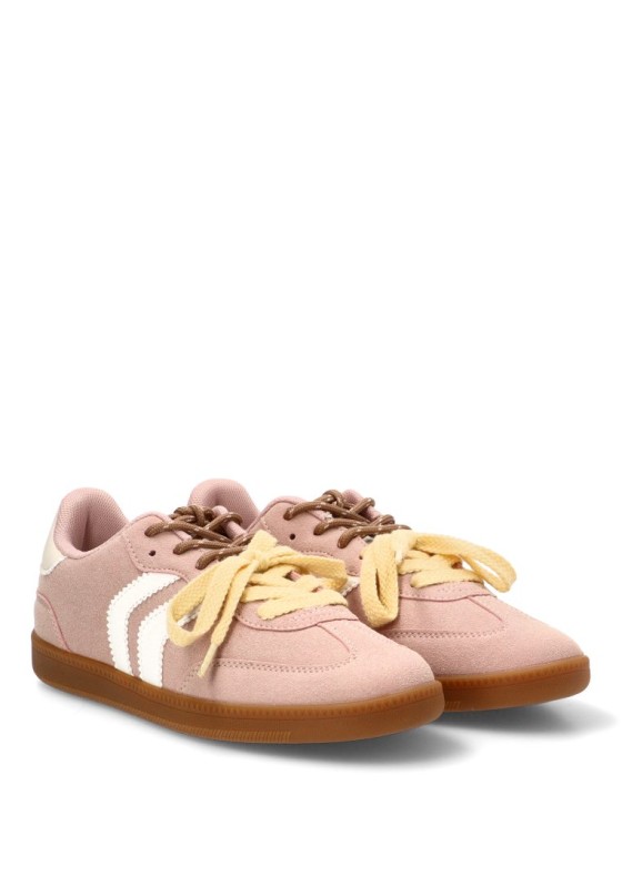 Deportivo de mujer ETIKA 50030 rosa sintetico suela plana