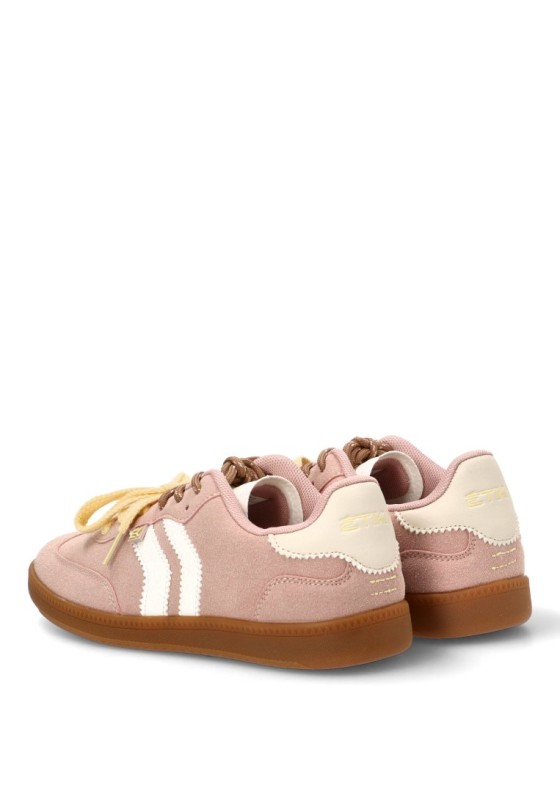 Deportivo de mujer ETIKA 50030 rosa sintetico suela plana