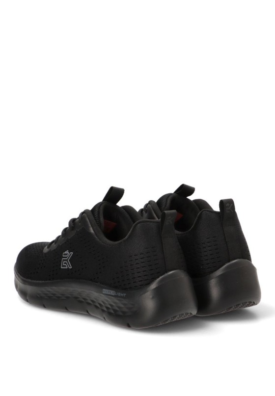 Deportivo de hombre ETIKA 82035 negro textil  suela plana