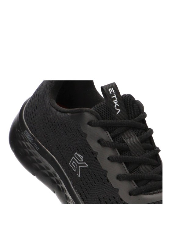 Deportivo de hombre ETIKA 82035 negro textil  suela plana