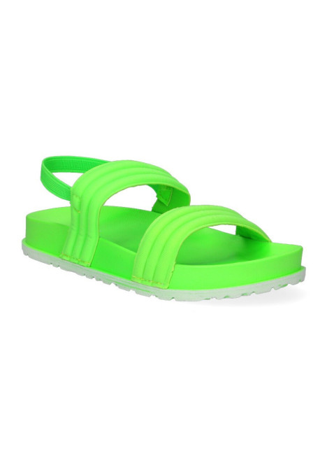 Chanclas sandalias playa de niño BUBBLE BOBBLE a2968 verde goma suela plana