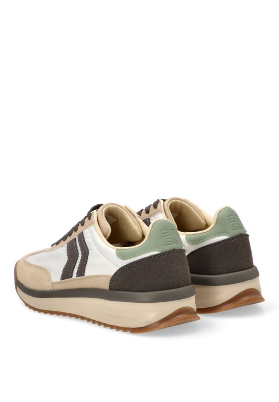 Deportivo de hombre ETIKA 82043 blanco sintetico suela plana