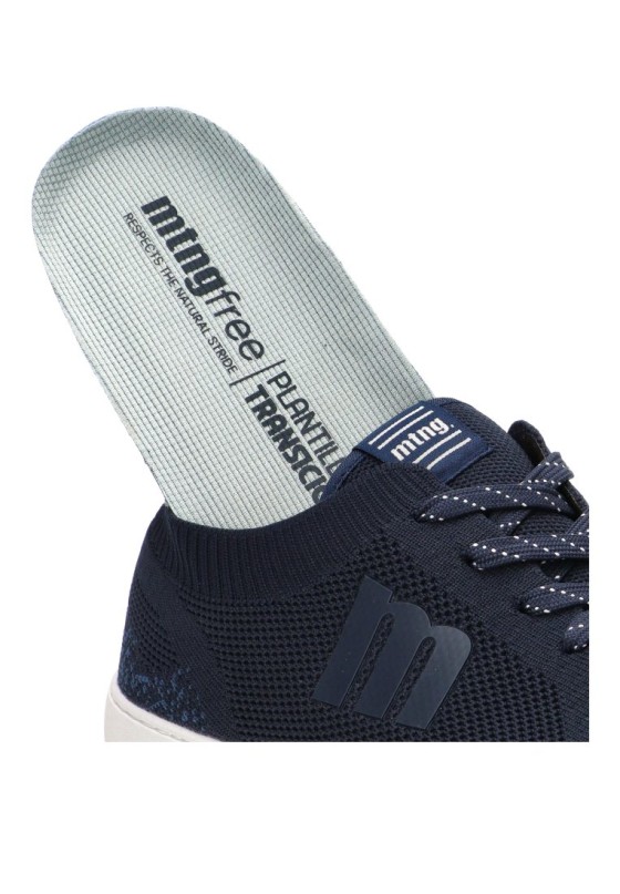 Deportivo de hombre MUSTANG 84801 marino textil  suela plana