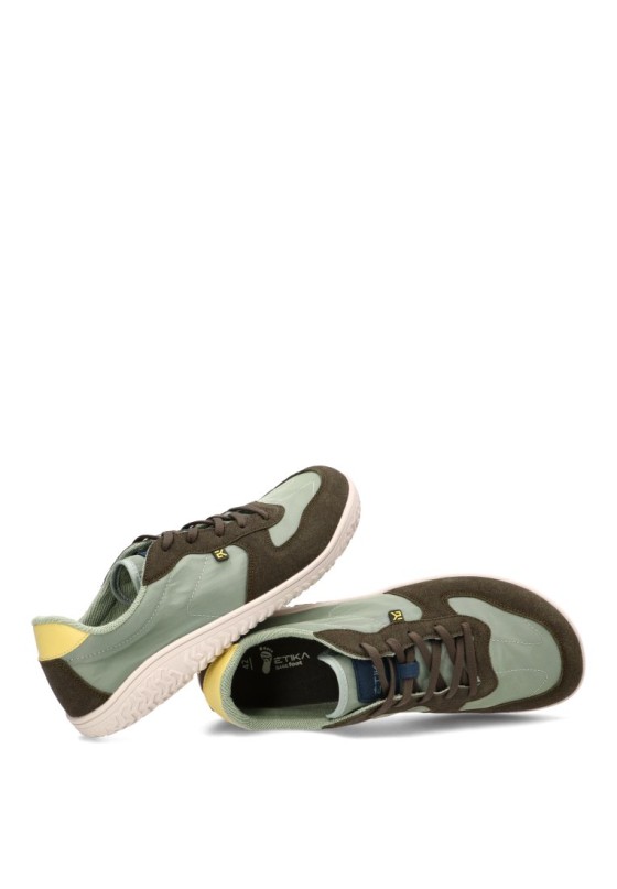 Deportivo ETIKA 82041 estilo barefoot en verde para hombre