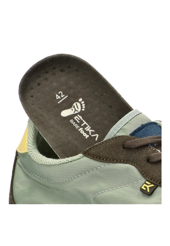 Deportivo ETIKA 82041 estilo barefoot en verde para hombre