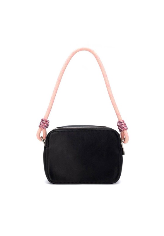 Bolso bandolera pequeña de mujer XTI 184559 negro sintetico
