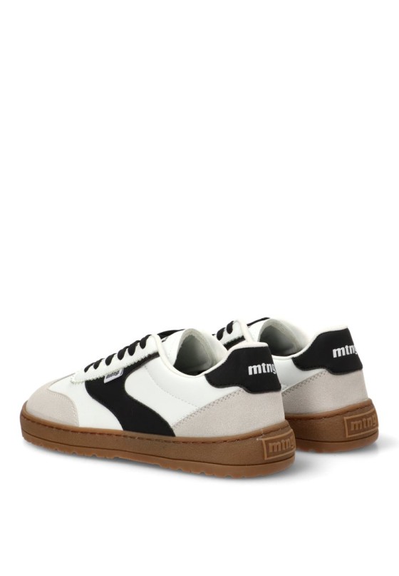 Deportivo de mujer MUSTANG 60948 blanco sintetico suela plana