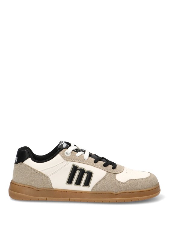 Deportivo de hombre MUSTANG 84766 blanco sintetico suela plana