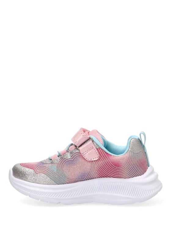 Deportivo de niña LUNA KIDS rbs1638 rosa sintetico suela plana