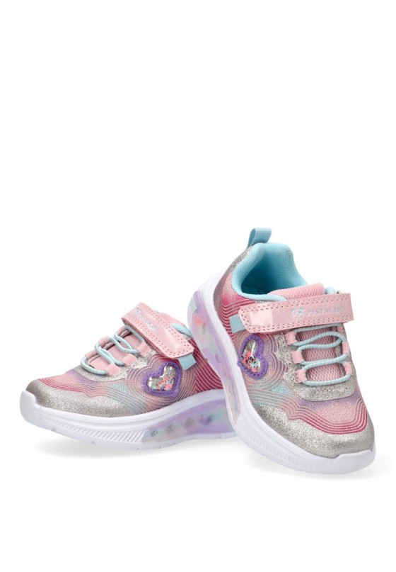 Deportivo de niña LUNA KIDS rbs1638 rosa sintetico suela plana