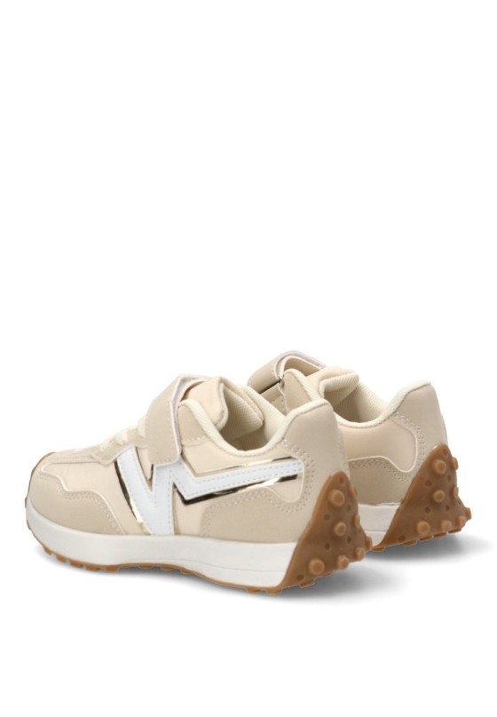 Deportivo de niña LUNA KIDS rbs1649 beige sintetico suela plana