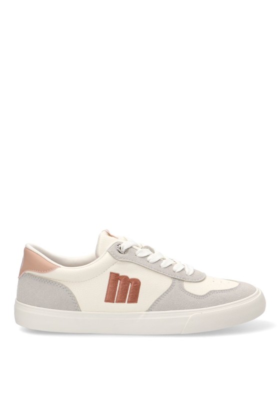 Deportivo de mujer MUSTANG 60959 blanco sintetico suela plana