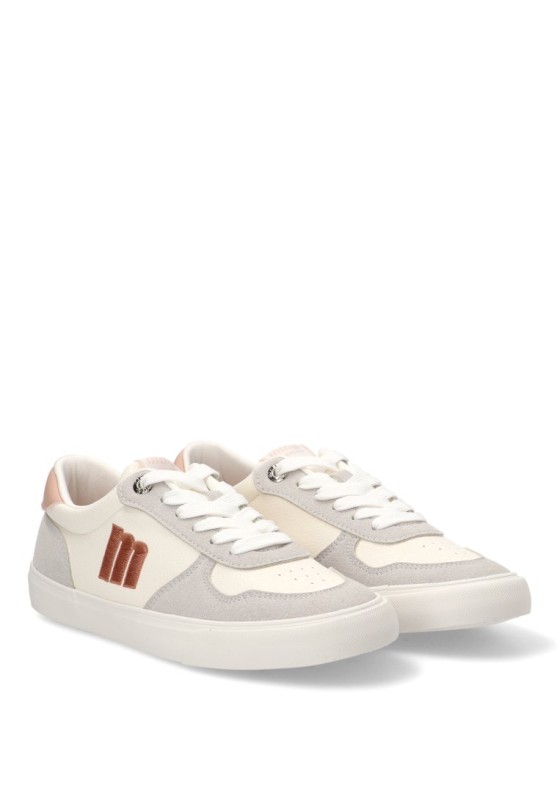 Deportivo de mujer MUSTANG 60959 blanco sintetico suela plana