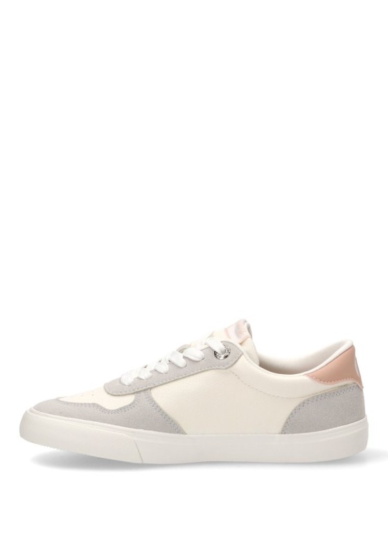 Deportivo de mujer MUSTANG 60959 blanco sintetico suela plana