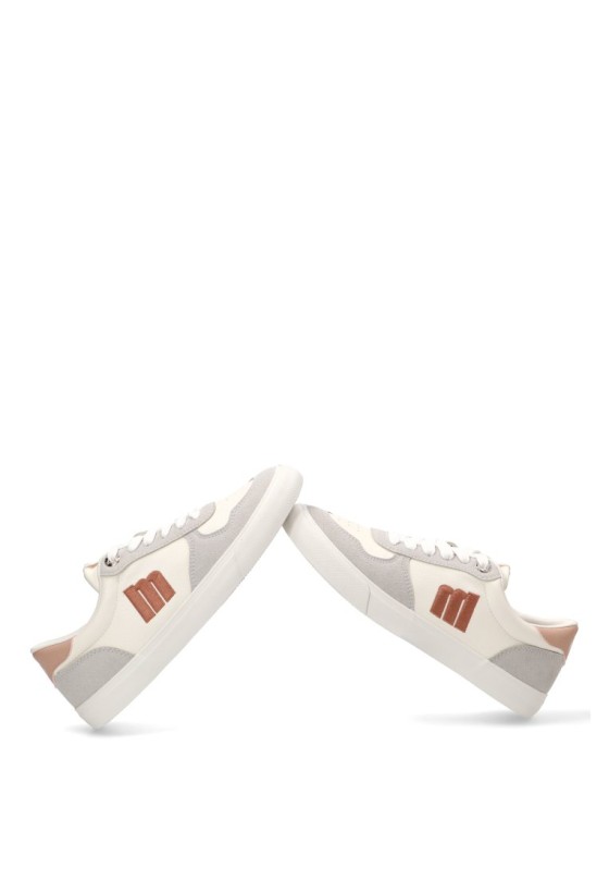 Deportivo de mujer MUSTANG 60959 blanco sintetico suela plana