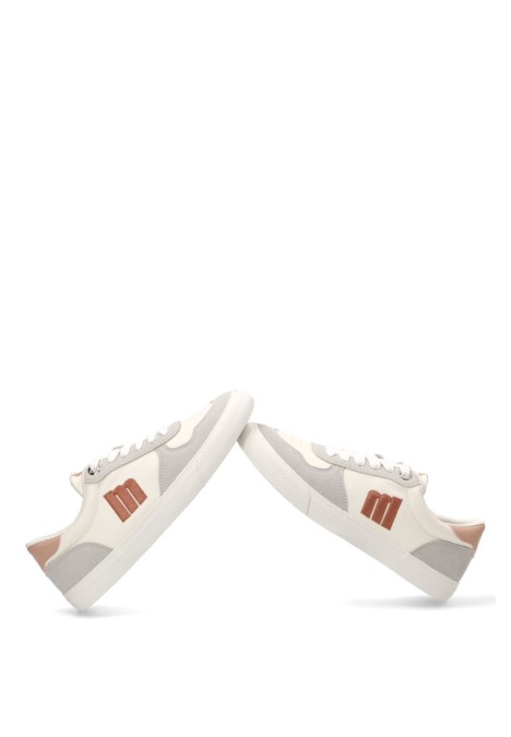 Deportivo de mujer MUSTANG 60959 blanco sintetico suela plana