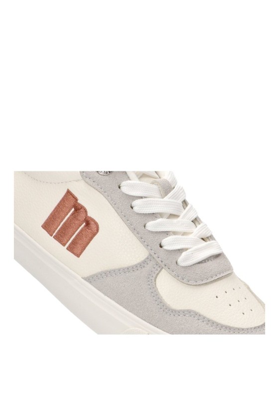 Deportivo de mujer MUSTANG 60959 blanco sintetico suela plana