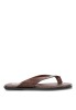 Sandalia plana coffee de mujer BUONAROTTI HG-5803