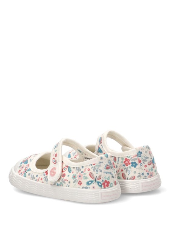 Bailarina  de niña CONGUITOS cosh335002 multicolor textil  suela plana