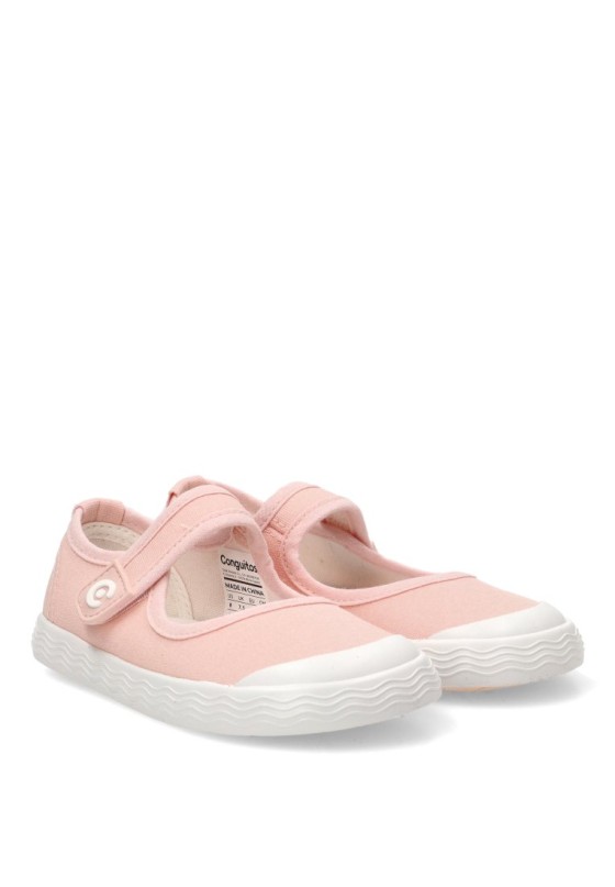 Bailarina  de niña CONGUITOS cosh335001 rosa textil  suela plana