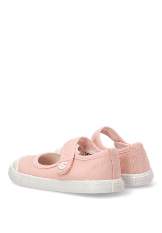 Bailarina  de niña CONGUITOS cosh335001 rosa textil  suela plana