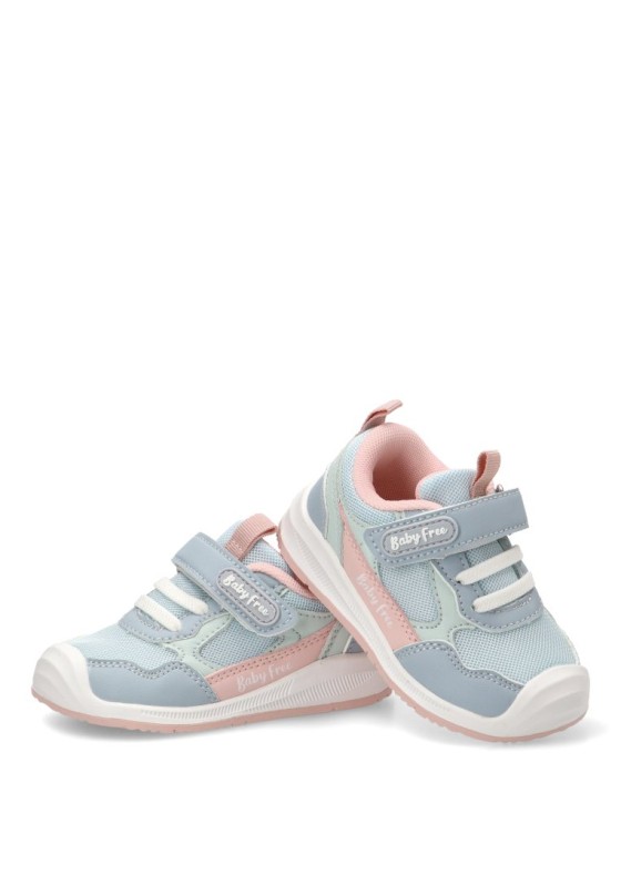 Deportivo de niña CHETTO 1126008 azul textil  suela plana